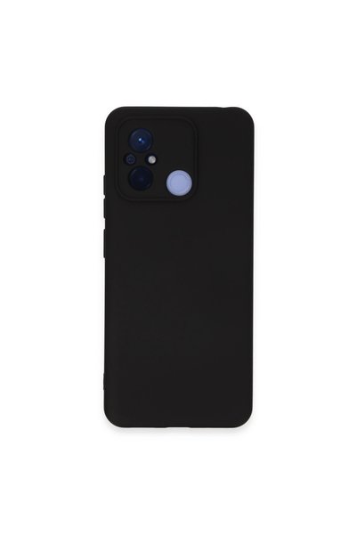 ArkhenX حافظة هاتف Xiaomi Redmi 12c مصنوعة من السيليكون المخملي من الداخل - أسود