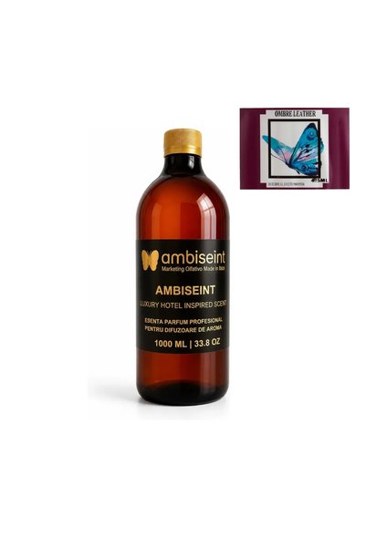 Ambiseint Esenta parfum pentru difuzoare - Ombre Leather — 1 L