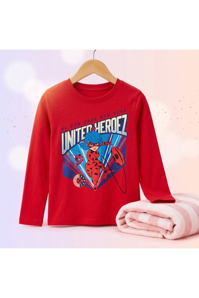 Disney Miraculos: Buburuză și Motan Noir tricou cu mânecă lunga