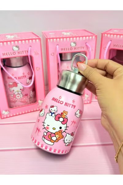 Toybox زجاجة ماء معزولة للأطفال بتصميم كرتوني من الفولاذ المقاوم للصدأ للمشرو...