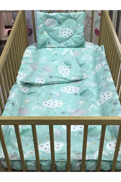 Liz Line Three-piece baby bedding set made of ranforce cotton, various colors...