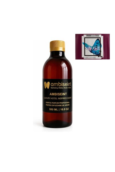 Ambiseint Esenta parfum pentru difuzoare - Ombre Leather — 500 ml