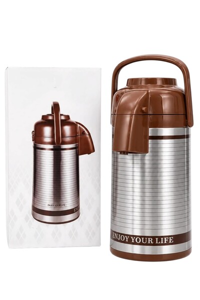 Generic 3.0L Stainless Steel Thermal Vacuum Jug for Tea and Coffee for Camp, ...