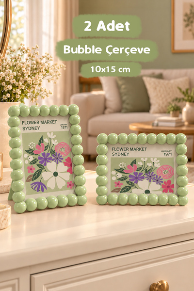 Meleni Home 2-delni ram za balončiće - viseći poster, samostojeći, podesivi r...
