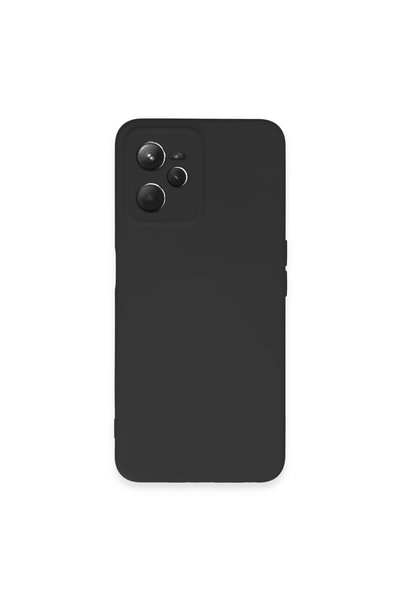ArkhenX جراب Realme C35 مصنوع من السيليكون المخملي الداخلي - أسود