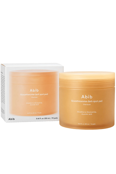 Abib Glutathiosome Dark Spot Pad Vita Touch, 60 dischete – Dischete faciale i...