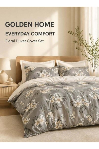 Generic Brand GOLDEN HOME King Size 220x240 cm - 6-Pcs Bed Set, Luxury Soft-t...