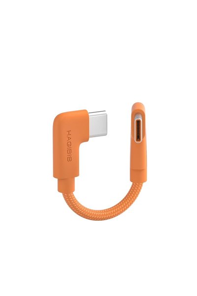 Generic Dual Right Angle USB-C Cable, Ultra Slim Wedge Joint 90 Degree 240W F...