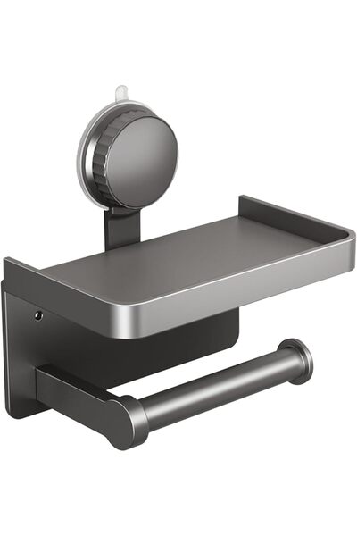Generic Toilet Paper Holder Wall Mount, Bathroom Tissue Holder With Shelf, To...