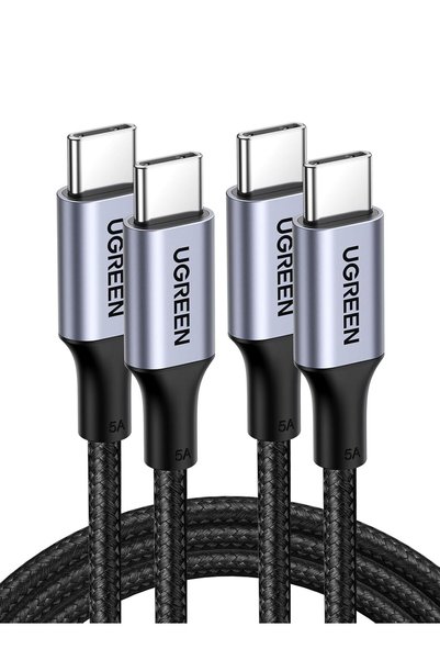 Generic Type C Cable 1M 2Pack, 100W Laptop Compatible USB C Charging Cable