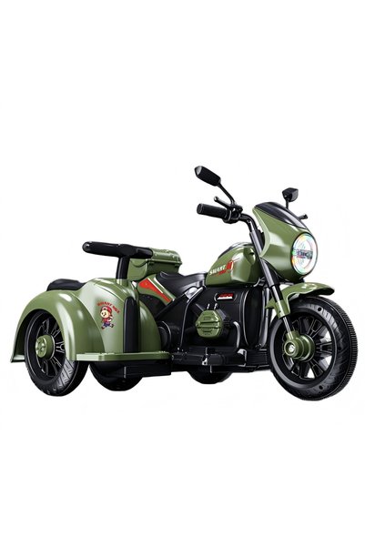 CWT Motocicletă electrică pentru copii 609-1 cu remorcă detașabilă, 2 locuri,...