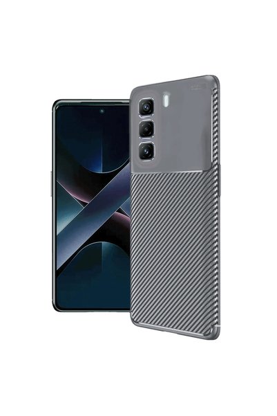 ArkhenX غطاء إنفينكس هوت 50 4G من الكربون مع تركيز تلقائي - رمادي