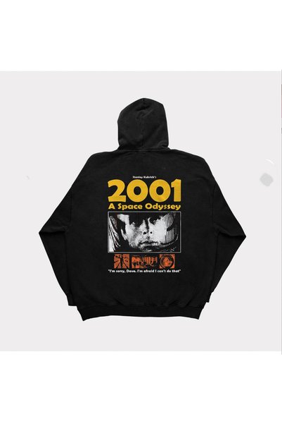 PANDORICA Φούτερ με κουκούλα 2001 Space Odyssey με στάμπα, unisex