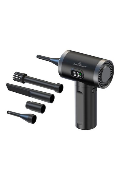 POWERTECH PT-1316 Φορητός Φυσητήρας με Οθόνη και Μπαταρία 3600mAh