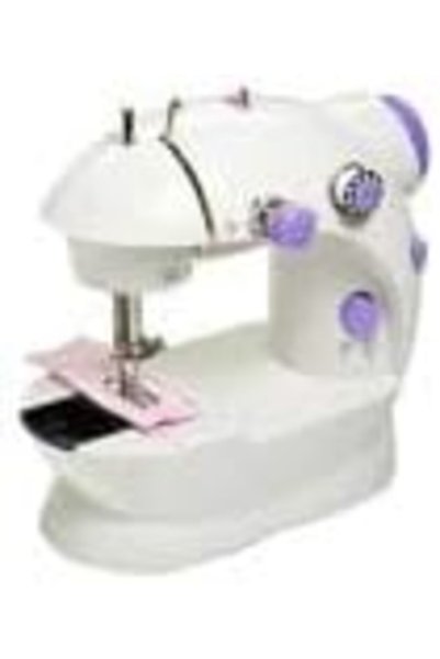 Generic Portable Stainless Steel Sewing Machine (DLC-31021, White/Purple)