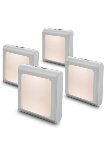 Generic ضوء ليلي LED يعمل بالكهرباء مع مستشعر تلقائي من الغسق إلى الفجر، إضاء...