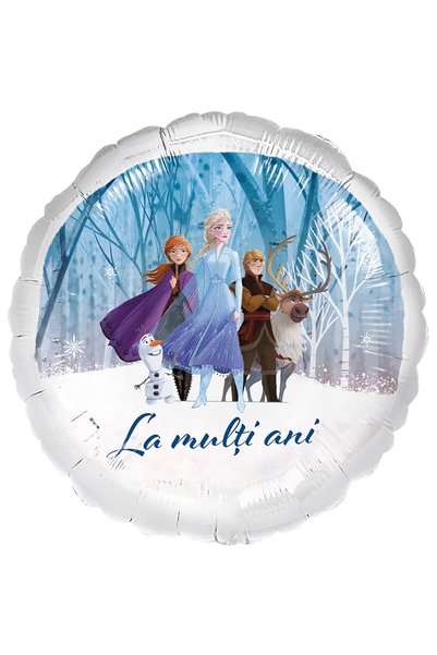 Riethmueller Balon rotund din Mylar „La mulți ani” Frozen 45 cm