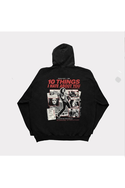 PANDORICA أشياء أكرهها فيك سويت شيرت مطبوع عليه "Things I Hate About You" للج...