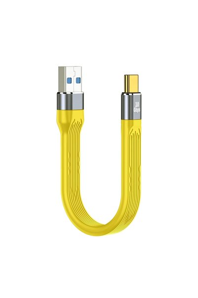 Generic كابل USB C إلى USB 3.1 قصير، 13 سم/5.1 بوصة، 10 جيجابت في الثانية، ذك...