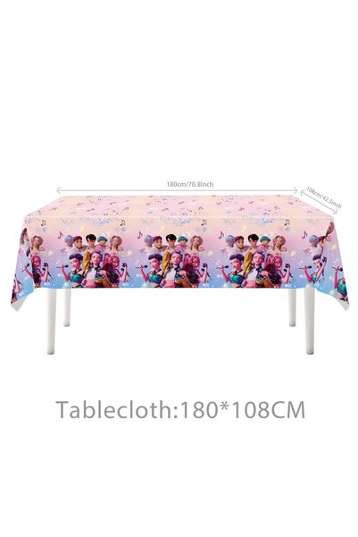 Choice Tablecloth-1pc Pop Star Disposable Tableware Anime Idol Birthday Theme...