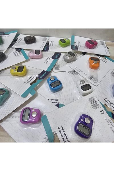 Generic خاتم تسبيح رقمي بتصميم صغير وانيق علبة 24 حبة لتوزيعات الهدايا والمنا...