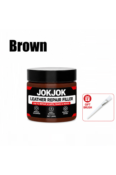 Choice Brown JOKJOK Leather Repair Filler 30ML Black PU Vinyl Paste For Car S...