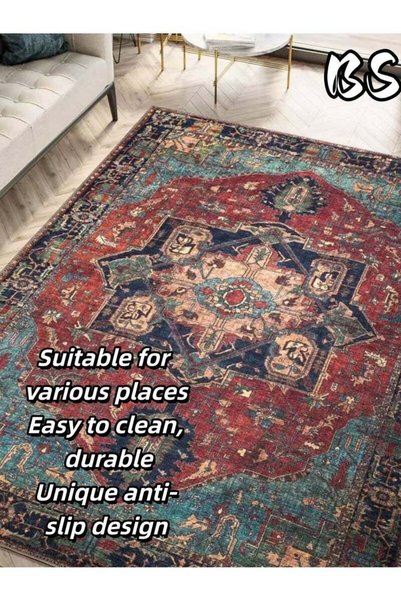 Generic Brand BS 140x200cm Bohemian Vintage Style Indoor Living Room/Outdoor ...