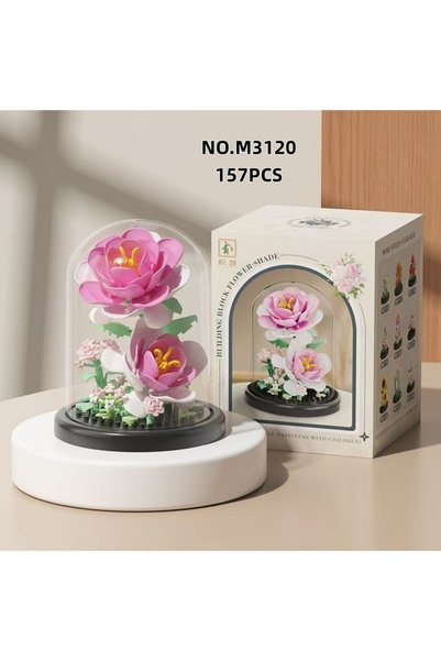 Choice M3120 9 Types of Flower Building Block Toys with Dust Covers, Cool, Ho...