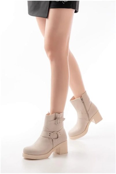 Şeker Portakalım Women's Comfort Boots with Accessories, Buckle Protection, T...