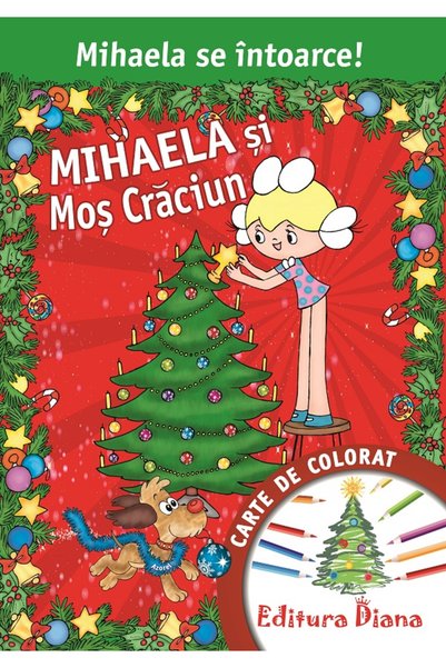 Editura Diana Mihaela si Mos Craciun - Carte de colorat, A3