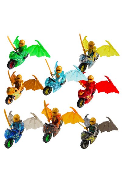 Choice BA A Building blocks, golden ninja humanoid toys, assembled educationa...
