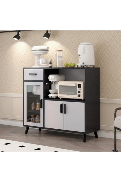 Generic Storage Cabinet, Buffet Sideboard Cabinet, Coffee Bar Cabinet with Dr...