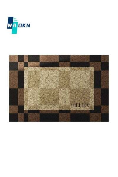 Generic Brand WAOKN Outdoor Door Mat, 50 cm x 80 cm PVC Front Door Mat, Durab...