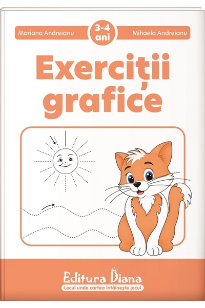 Editura Diana Exercitii grafice, 3-4 ani (B5)
