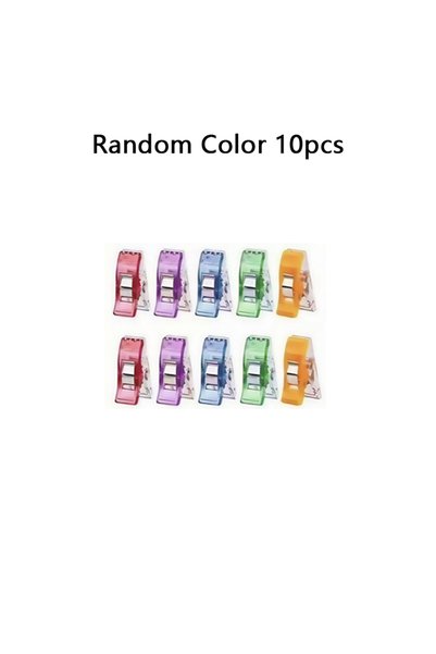 Choice Random Color 10pcs Colorful Multipurpose Sewing Clips Set Plastic Craf...