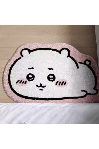 Choice 40x60cm A Anime Chiikawa Plush Rug Hachiware & Usagi Pattern Mat Soft ...