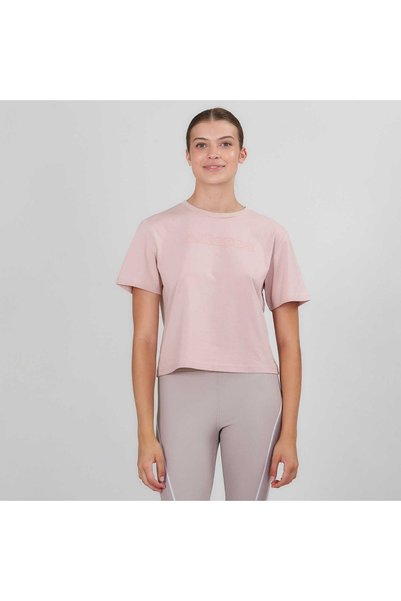 Kappa Γυναικεία Αθλητική Μπλούζα T-shirt Logo Korpo Cremy
