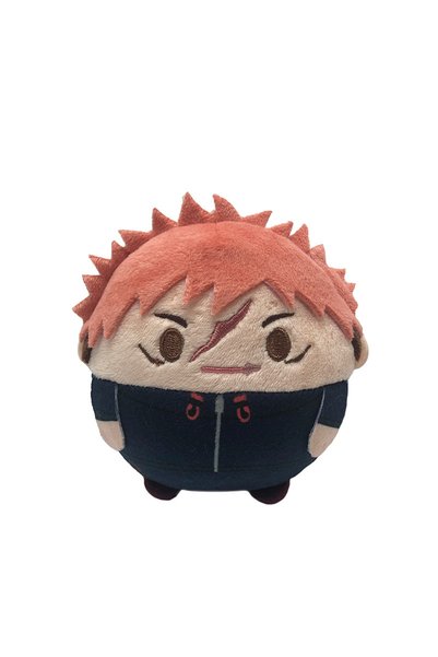 BANDAI C 10cm Jujutsu Kaisen Round Plush Keychain Yuji Megumi Choso Yuta Anim...