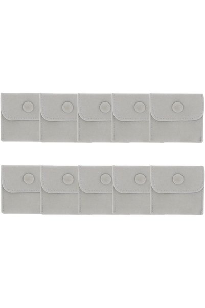 Generic Pack of 10 Velvet Jewelry Pouch Storage Bags Portable Jewelry Gift Ba...