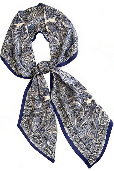 Generic 14x147cm Satin Silky Skinny Scarf for Women - Versatile Long Neck Sca...
