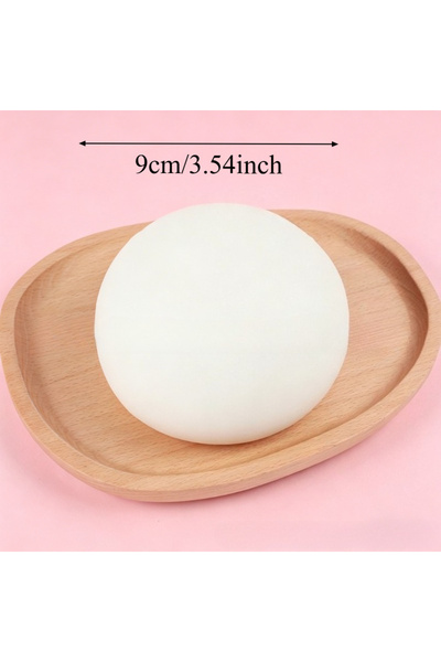 Choice 1pc-9cm Big Squishy Bread Stress Ball Fidget Toy Soft Bun Squeeze Ball...