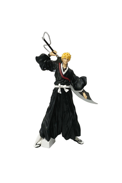 BANDAI 21cm no box Anime Bleach Kuchiki Byakuya Kurosaki Ichigo Anime Figure ...