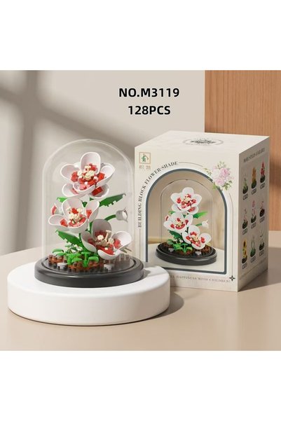 Choice M3119 9 Types of Flower Building Block Toys with Dust Covers, Cool, Ho...