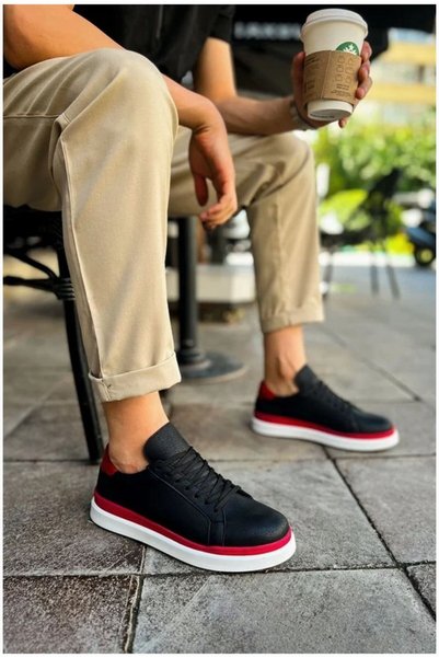 Şeker Portakalım Men's Lightweight Walking Street Lace-Up Sports Shoes
