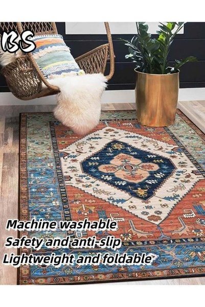 Generic Brand BS 140x200cm Bohemian Vintage Style Indoor Living Room/Outdoor ...