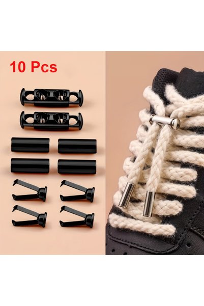 Choice 10 قطع من مشابك الأربطة المعدنية القوية والمتينة بدون ربط، مشابك زنبرك...