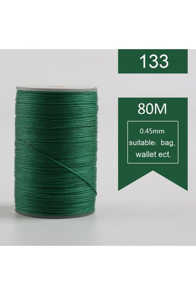 Choice 133 0.45mm 80m Wax Thread Sewing Threads For Leather Craft Braided Bra...