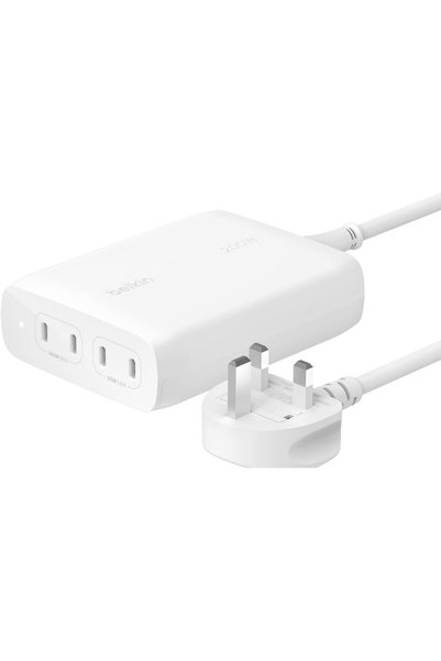Generic شاحن حائط BoostCharge Pro بـ 4 منافذ USB-C بتقنية GaN، شاحن متعدد الم...