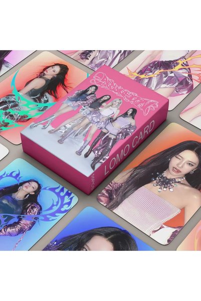 Choice A-5 55PCS Kpop Hot Girls Idol Album "Rich Man" "SPICY" HD Small Cards ...