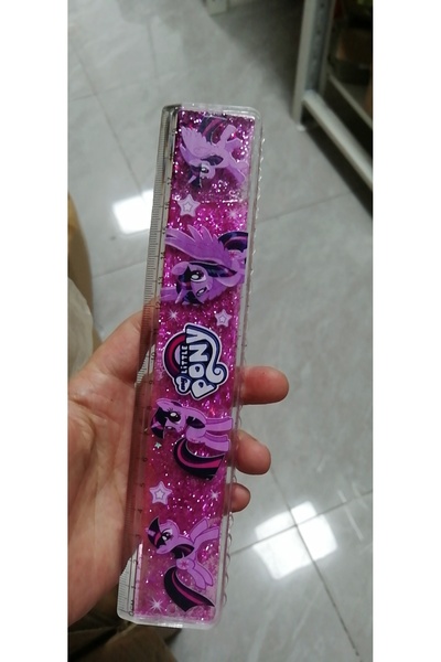 Hasbro style 2 1/4 PCS High-Aesthetic Quicksand Straight Ruler - Multi-Functi...